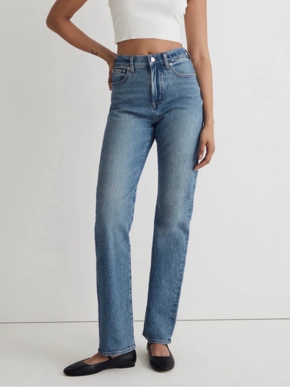 Madewell Curvy 90s Straight Jeans Petite 28 BRAND NEW WITH TAGS